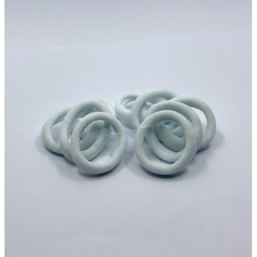 Little White Jersey Baby Elastics