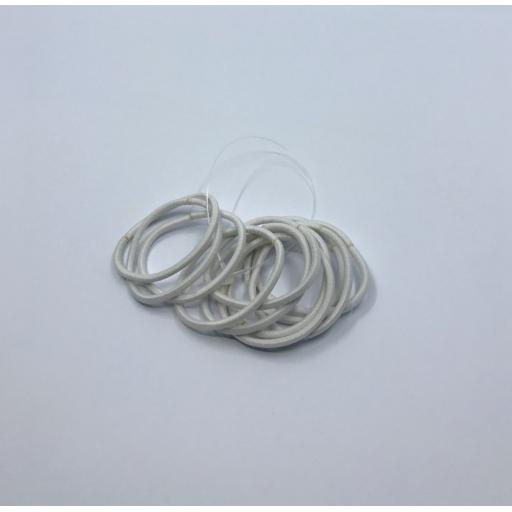 3cm Little White Baby Elastics