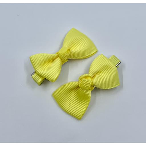 Baby Lemon Itsy Bitsy Baby Bow Hair Clips