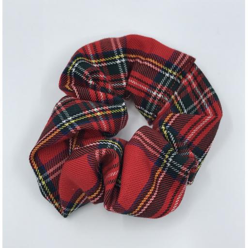 Royal Stewart Red Tartan Scrunchie