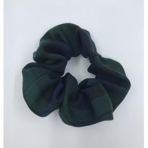 Black Watch Tartan Scrunchie