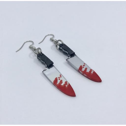 Killing It Utility Knife Earrings