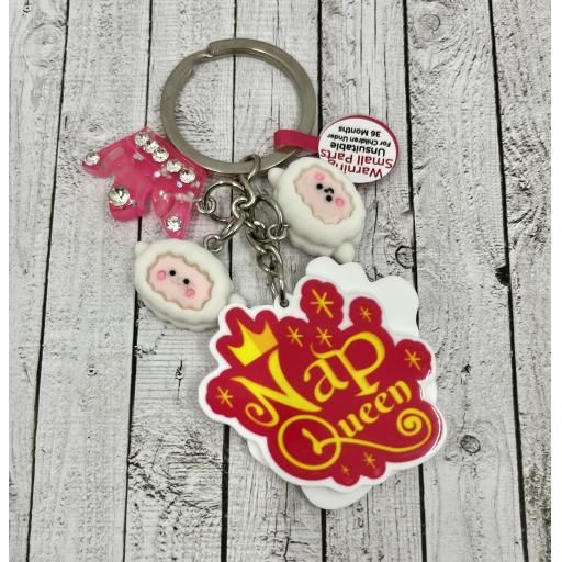 Nap Queen Keychain